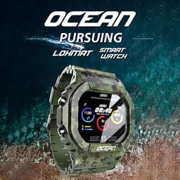 Đồng Hồ Thông Minh Lokmat Đo Nhịp Tim Huyết Áp Đồng Hồ Thể Thao Đa Chức Năng Chống Nước Ip68