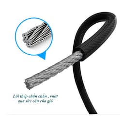 Dây nhảy lõi thép Cleacco tự động đếm số , đếm giờ , tích hợp đo calo , quãng đường