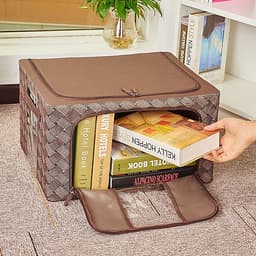 Túi Đựng Chăn Màn (Được Chọn Màu) - Hộp Đựng Quần Áo Khung Sắt Gấp Gọn miDoctor - Tủ Vải Chăn Màn Tiện Lợi