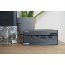 Máy tính siêu nhỏ Mini PC Asus MiniPC PN40 - BElead Chip Intel J5005/Wifi Intel 802.11AC + Bluetooth 5.0/Hỗ trợ 3 màn hình/Màn hình hiển thị lên đến 4K/Ram + SSD tùy chọn - Hàng Chính Hãng