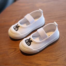 Giày búp bê vải cho bé gái 2- 13 tuổi phong cách Hàn Quốc G06
