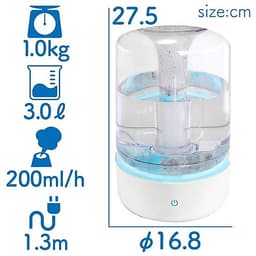 Máy tạo độ ẩm Ion Rainbow Roommate RM-87A