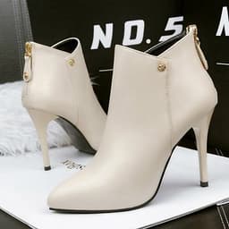 Giày Bốt Cao Gót 10cm Thời Trang Nữ Tính