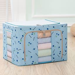 Túi Đựng Chăn Màn (Được Chọn Màu) - Hộp Đựng Quần Áo Khung Sắt Gấp Gọn miDoctor - Tủ Vải Chăn Màn Tiện Lợi