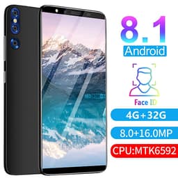 Fun 5.72 inch Large Screen Smartphone P20plus 4G+32G Face ID Android Cellphone