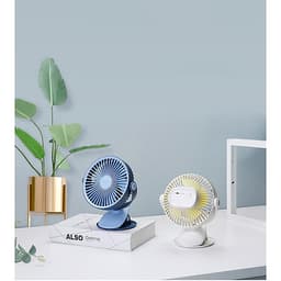 Quạt sạc mini đế kẹp xoay góc 360 độ, dung lượng 2000mAh thời gian sử dụng lên đến 5 giờ, an toàn cho trẻ nhỏ YOOBAO F15 - Hãng phân phối chính thức