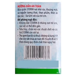 DẠNG GÓI 20 VIÊN | HỘP 100 VIÊN - THUỐC DIỆT CHUỘT STORM - DẠNG VIÊN NÉN - ĐƠN GIẢN DỄ SỬ DỤNG - AN TOÀN VỚI NGƯỜI SỬ DỤNG VÀ MÔI TRƯỜNG