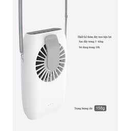 Quạt Treo Eo Lưng Kèm Dây Đeo Tích Hợp Sạc Thích Hợp Với Mọi Hoạt Động Làm Việc Giải Trí Subara GF-22