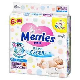 Tã/Bỉm Dán Merries Size NB96/ S88 / L58/ M68