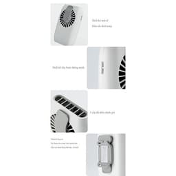 Quạt Treo Eo Lưng Kèm Dây Đeo Tích Hợp Sạc Thích Hợp Với Mọi Hoạt Động Làm Việc Giải Trí Subara GF-22