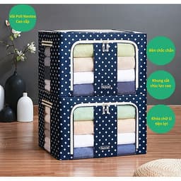 Bộ 3 Túi Đựng Chăn Màn Khung Sắt Gấp Gọn miDoctor (CÓ CHỌN MÀU)