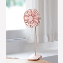 Quạt Mini Tích Điện Kẹp Gấp Di Động Điều Chỉnh Góc Gió Linh Hoạt GF-28