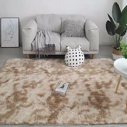 Thảm Lông Dài Trải Sàn Cao Cấp Kiểu Loang