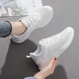Giày thể thao Giày đi bộ Nữ huấn luyện viên nhẹ Knit mềm