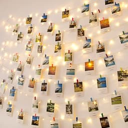 Dây đèn led đom đóm DEHA trang trí nguồn USB kèm điều khiển 8 chế độ nháy vàng nắng