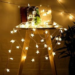 Đèn LED Hình Ngôi Sao Trang Trí Giáng Sinh, Noel, Lễ Tết