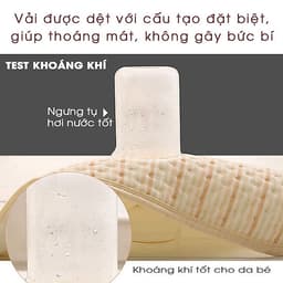Tấm lót chống thấm cho bé Organic Good Cotton Babyup. Miếng lót chống thấm 4 lớp, mềm mại, thoáng khí, siêu thấm hút, có thể giặt, an toàn cho bé