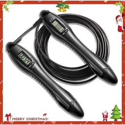 Dây nhảy lõi thép Cleacco tự động đếm số , đếm giờ , tích hợp đo calo , quãng đường