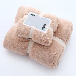 Set 2 Khăn tắm 34x75+70x140,siêu thấm chất liệu 100 cotton 120g+450g -143