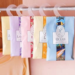 Combo 5 Túi Thơm Hương Hoa Thảo Mộc Thiên Nhiên Treo Tủ Quần Áo Khử Mùi, Đuổi Côn Trùng( Đủ 5 Mùi Hương)