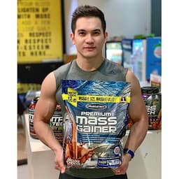 Sữa tăng cân nhanh Premium Mass Gainer 12lbs (5,4kg) - Bao bì mới - Hàng chính hãng Muscletech USA - Kèm quà tặng