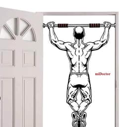 Xà Đơn Treo Tường Gắn Cửa Đa Năng Độ Dài Tùy Chỉnh Giúp Bạn Tập Gym, Tập Cơ Bụng, Cơ Vai, Cơ Xô 60-120Cm - Chính Hãng miDoctor (Màu Ngẫu Nhiên)