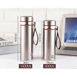 Bình Giữ Nhiệt Nóng, Lạnh Inox, Bình Lưỡng Tính  Ly, Cốc Cách Nhiệt Cao Cấp , 1000ml 2 Lớp, Có Tấm Lọc, Giữ Nhiệt Lên Đến 8 Tiếng