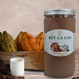 Bột ca cao Beemo - Cacao nguyên chất, không đường, pha chế đồ uống, làm bánh, chế biến Chocolate