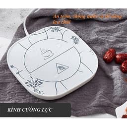 Ly uống nước cafe giữ nóng nhiệt độ, ly đun nước văn phòng, cốc gia nhiệt giữ nóng