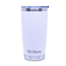 Ly Giữ Nhiệt Nắp Trượt Chống Tràn Rinfere - Tặng Kèm Ống Hút Không Gỉ, Dụng Cụ Vệ Sinh Ông Hút (590ml)