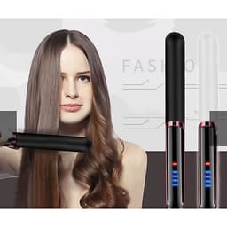 Máy ép duỗi tóc 2 trong 1 cao cấp kiểu Hàn Quốc NA-8868 Trắng Đen