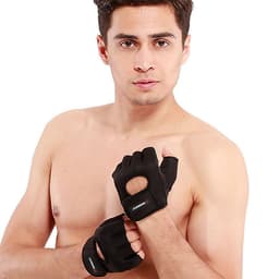 Găng tay nửa ngón tập gym, găng tay thể thao nam nữ thoáng khí GoodFit GF202G