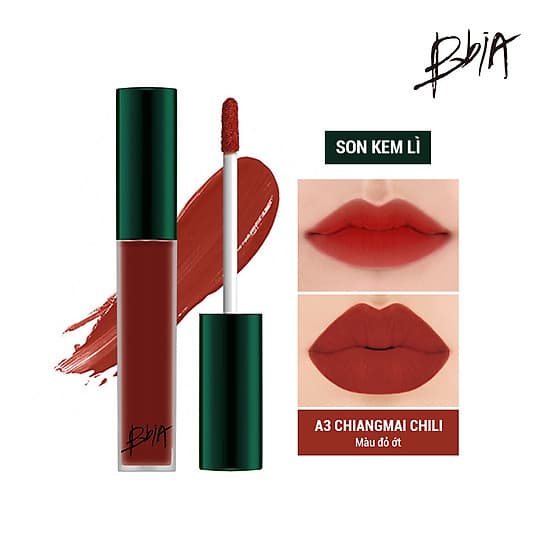 Son kem lì Bbia Last Velvet Lip Tint Asia Edition 5g (5 Màu)