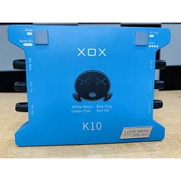 Soundcard Livestream XOX K10 10th phiên bản Tiếng Anh - Hàng chính hãng