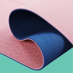 Thảm tập yoga định tuyến cao cấp DOPI DP1102-2 Chất liệu TPE siêu bám