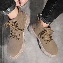 Giày Nam  Giày Sneaker Thể Thao Nam Cổ Cao Phong Cách Hàn Quốc G33