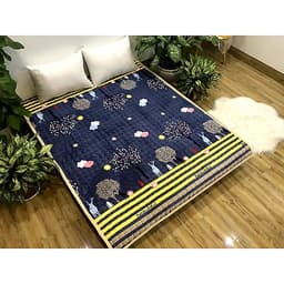 Thảm Lông Cừu Trải Giường, Thảm Trải Giường Mùa Đông Dùng Thay Đệm Hoặc Trải lên Đệm, Thảm Giường Đa Năng Sunzin Chần Bông Dày Dặn Đủ Kích Cỡ