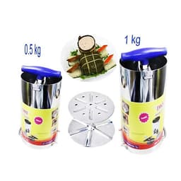 Khuôn Làm Giò Thủ Chả Lụa Inox Không Gỉ Sáng Bóng 3 Kích Cỡ Lựa Chọn 