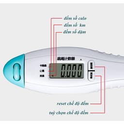 Dây nhảy lõi thép Cleacco tự động đếm số , đếm giờ , tích hợp đo calo , quãng đường