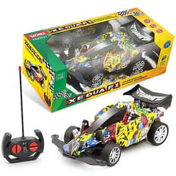 Xe Đua F1 Duka Điều Khiển Từ Xa, Có Ánh Sáng Kèm Pin Và Sạc USB