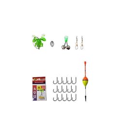 Bộ cần câu rút cacbon kèm máy + dây + bộ phao lưỡi và phụ kiện, bộ khung thon mảnh, tay cầm vững chắc, phù hợp với người mới tập câu