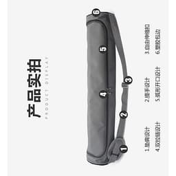 Thảm yoga định tuyến cao su PU dày 5mm (tặng túi đựng + Dây buộc thảm)