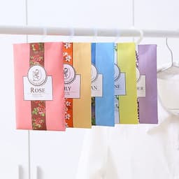Combo 5 Túi Thơm Hương Hoa Thảo Mộc Thiên Nhiên Treo Tủ Quần Áo Khử Mùi, Đuổi Côn Trùng( Đủ 5 Mùi Hương)