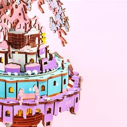 Đồ chơi lắp ráp gỗ 3D Mô hình Hộp nhạc Music Box AM41-AM45