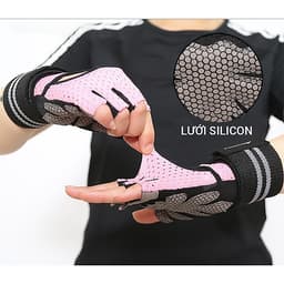 Găng tay nửa ngón tập gym, tập tạ Aolikes AL113B (1 đôi)
