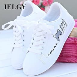 Giày thể thao trắng siêu nhẹ thoải mái cho nữ
