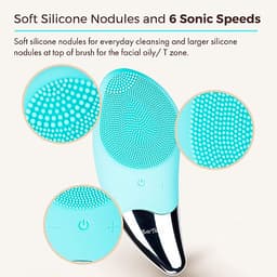 Máy rửa mặt mini massage tích hợp sóng âm BR-1020