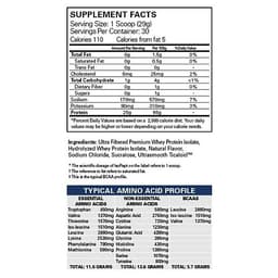 Tăng cơ Hydrolyzed Whey Protein cao cấp Ehplabs : IsoPept Zero 75 lần dùng