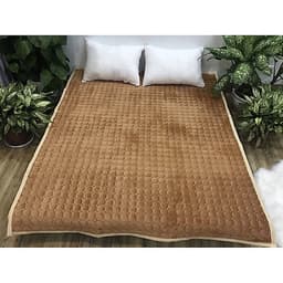 Thảm Lông Cừu Trải Giường, Thảm Trải Giường Mùa Đông Dùng Thay Đệm Hoặc Trải lên Đệm, Thảm Giường Đa Năng Sunzin Chần Bông Dày Dặn Đủ Kích Cỡ