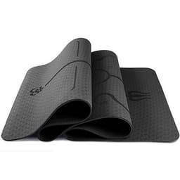 Thảm tập yoga định tuyến 6mm TPE  kèm túi đựng